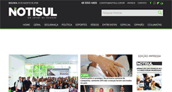 Desktop Screenshot of notisul.com.br